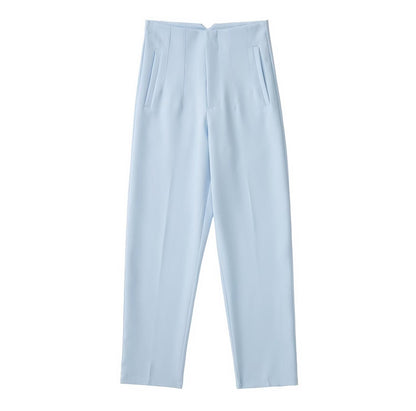 2026 Women's multi-color pleated high waisted pants