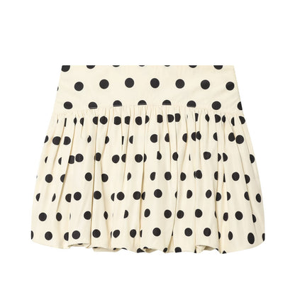 Women's balloon shaped polka dot skirt pants