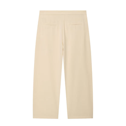 Women's front cross design casual pants