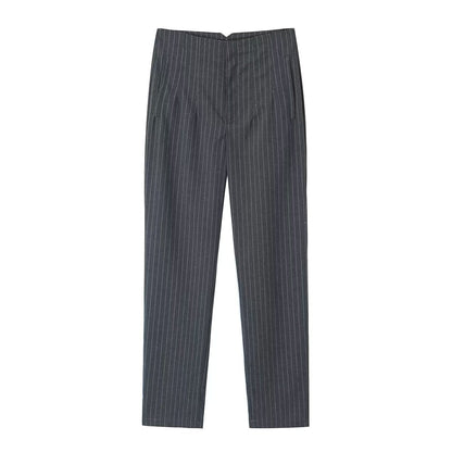2026 Women's multi-color pleated high waisted pants
