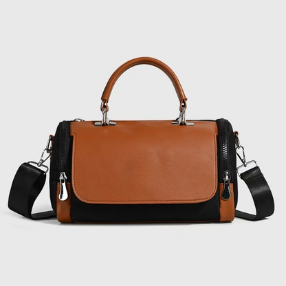 Women's new casual fashion contrast large-capacity portable messenger bag