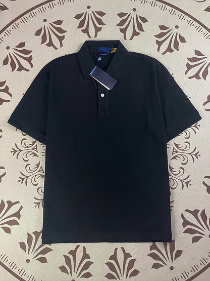 women's new Joker Couple style cotton beaded fabric embroidered POLO shirt