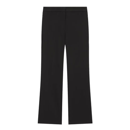 suit Women's 2 pieces pleated decorative slim vest+mini flared pants