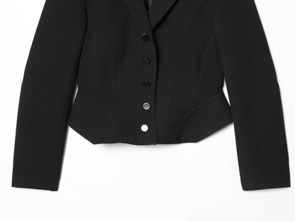 Women's slim single breasted short Blazer Coat