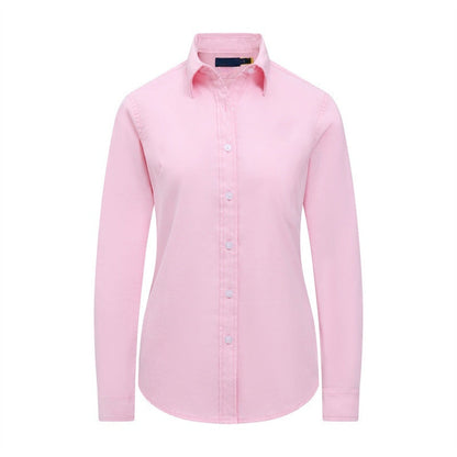 Women's new casual Joker embroidered button-type long-sleeved shirt chic top