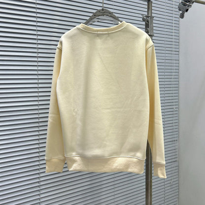Women's new velvet round neck embroidered long-sleeved sweater