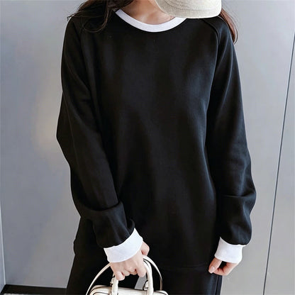 Women's new cashmere long-sleeved T-shirt sweater