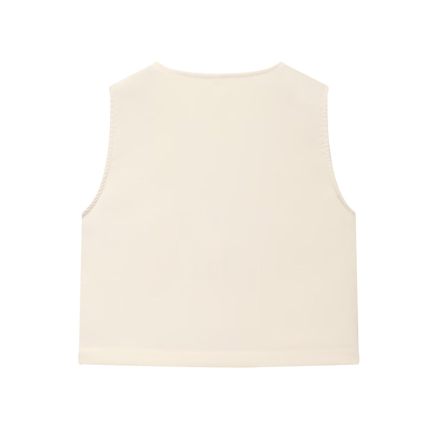 suit Women's 2 pieces sleeveless V-neck top+Skirts