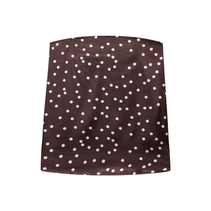 suit Women's 2 pieces satin textured polka dot strapless top+Pants