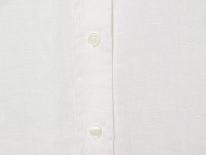 Women's linen blended linen long sleeved shirt