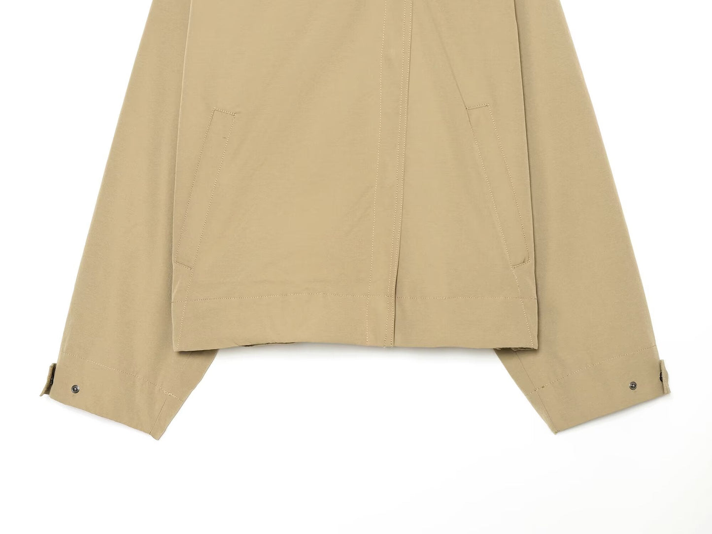 Women's casual lapel windbreaker jacket