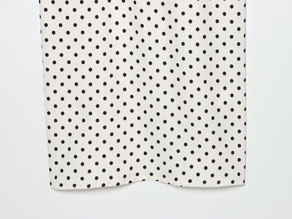 Women's tight corset style polka dot MIDI dress