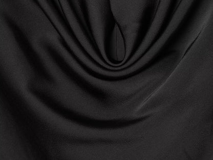 Women's satin textured halter neck dress