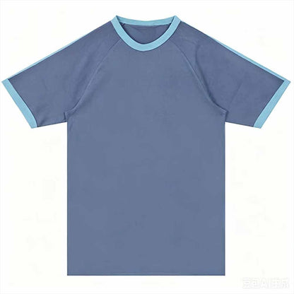 2026 new fashion casual O-neck sports short-sleeved T-shirt