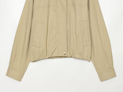 Women's patchwork lapel pilot jacket Coat