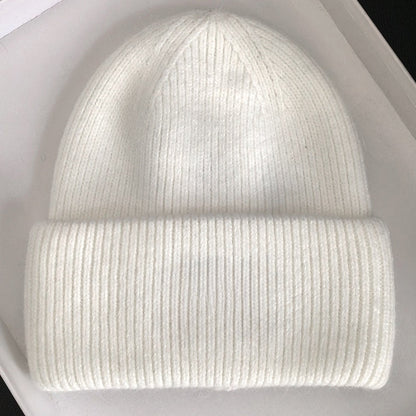 Women's casual Joker warm plush knit hat