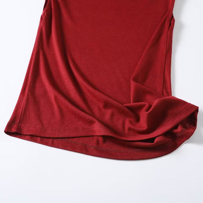Women's new irregular design sleeveless top