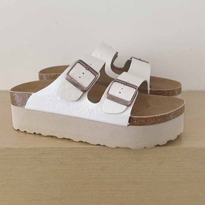 2026 new leisure platform heightening sandals and slippers have a shoe box