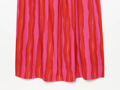 Women's rope knot decorative striped dress