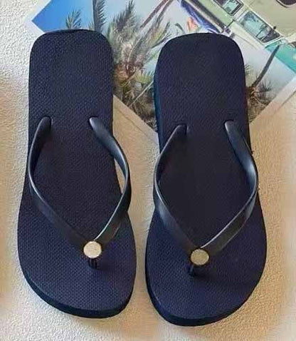 2026 women's new thick soled holiday sandals and slippers have a shoe box