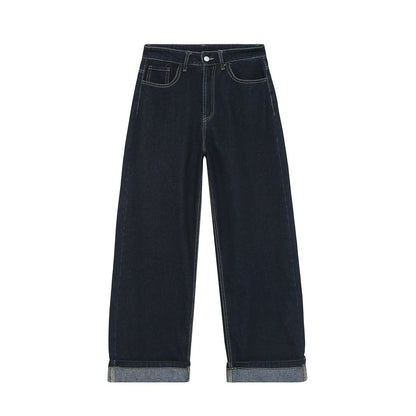 suit Women's 2 pieces slim rope knot buckle denim jacket Coat+jeans