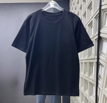 Women's new leisure embroidery shoulder O-neck short sleeve T-shirt