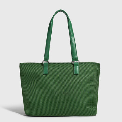 Women's new leisure zipper large-capacity shoulder bag
