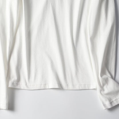Women's casual versatile long sleeved polo shirt