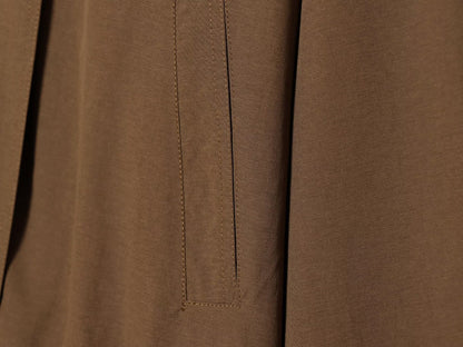 Women's with drawstring loose jacket windbreaker Coat