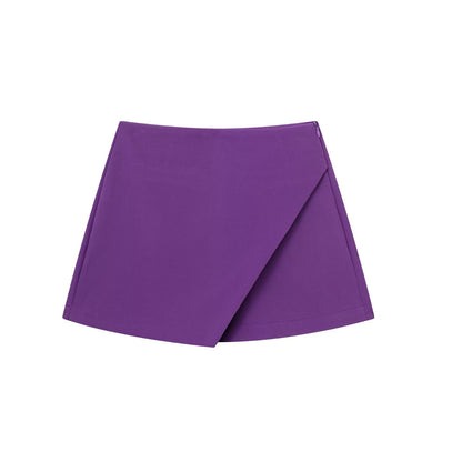 2026 Women's multi-color slim asymmetric culottes
