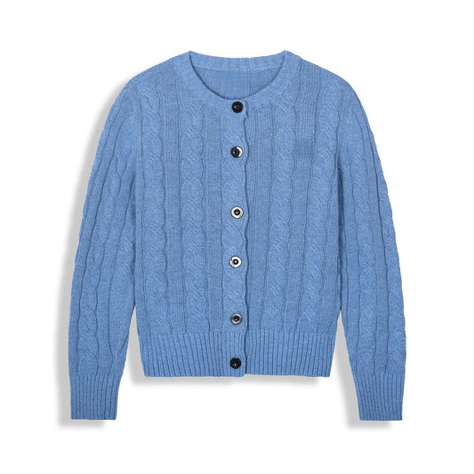 Women's new O-neck slim sweater long sleeve sweater