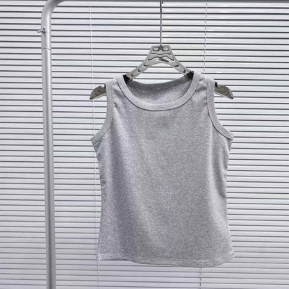 Women's new fashion casual Joker slim cotton bottoming vest