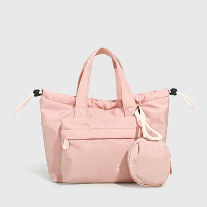 Women's new leisure drawstring design portable messenger bag