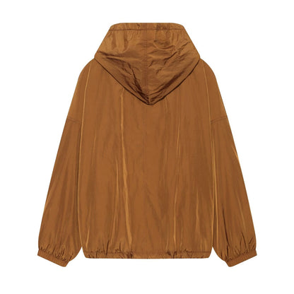 Women's casual hooded nylon Coat