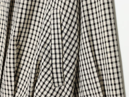 Women's checkered pilot jacket Coat