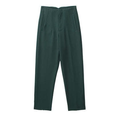 2026 Women's multi-color pleated high waisted pants