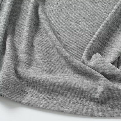 Women's New Fashion Basic Style Double Color Edge O Neck Short sleeved T-shirt
