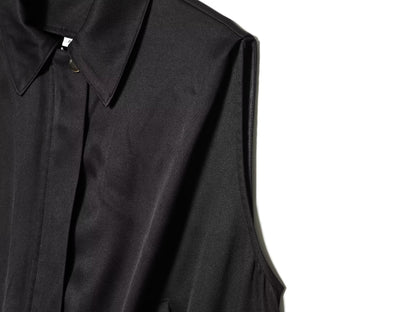 Women's balloon shaped casual lapel vest