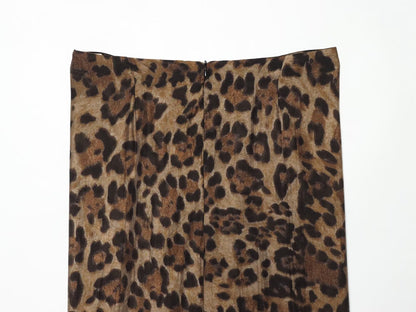 Women's animal striped Wrapping style printed skirt
