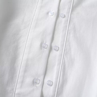 Women's casual linen blend sleeveless shirt