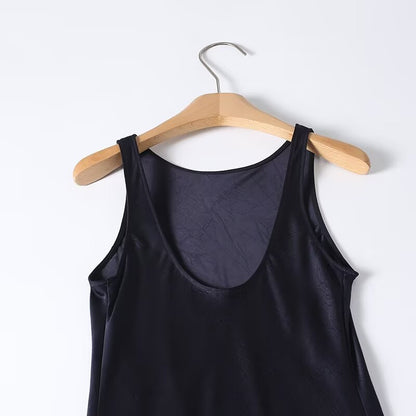 Women's O-Neck sleeveless backless dress