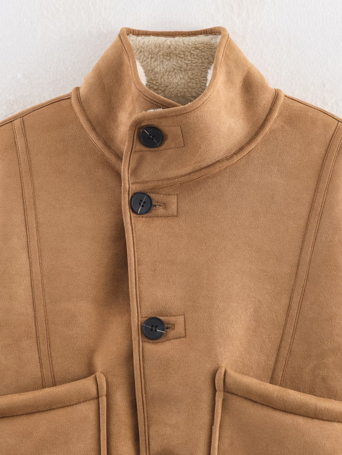 Women's reversible fleece warm jacket Coat