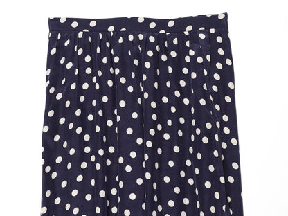 Women's bow decoration polka dot lantern pants