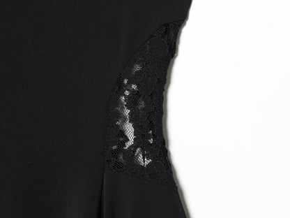 Women's slim lace suspender mini dress