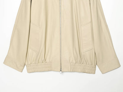 Women's Retro Faux Leather Jacket Coat