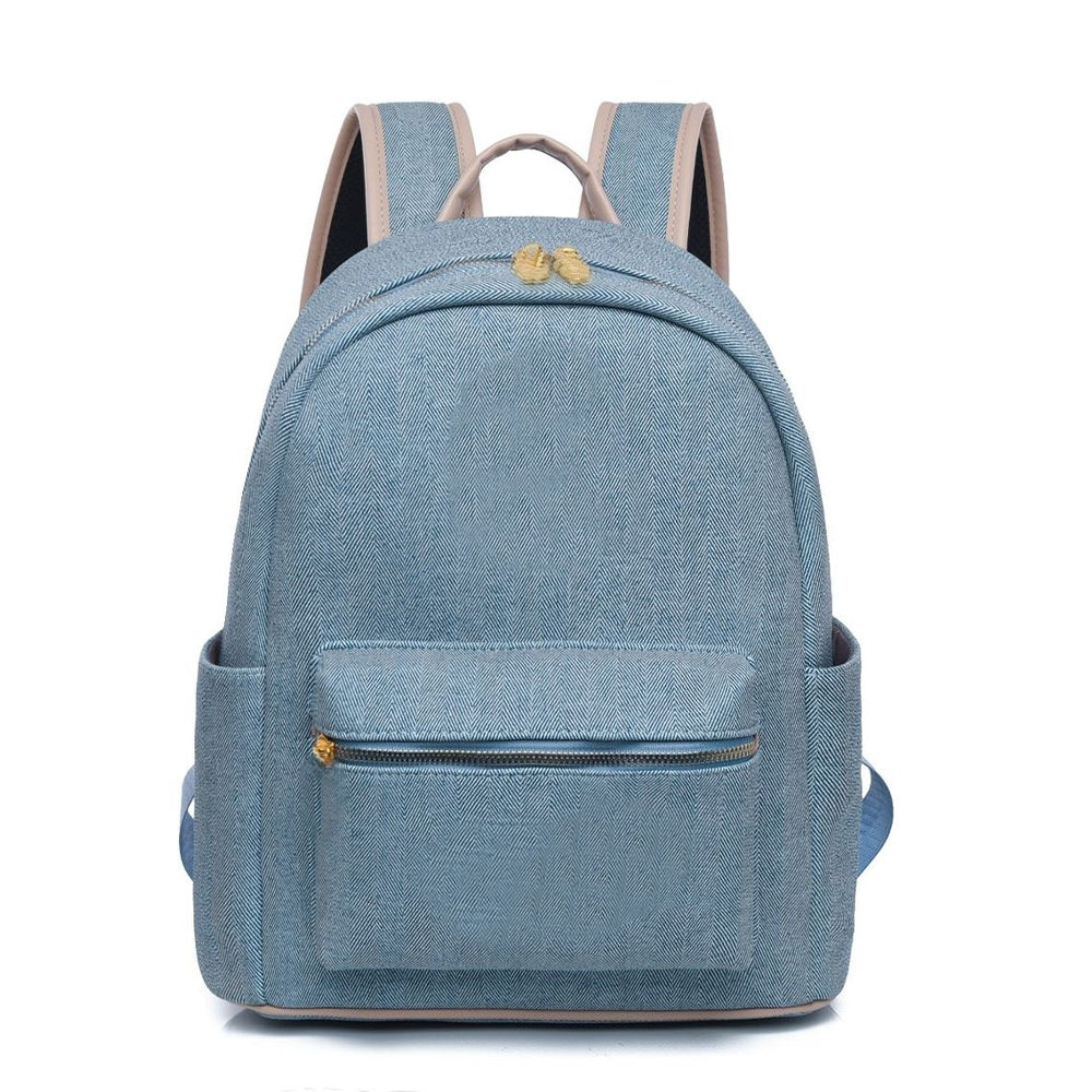 Women's 2026 new fashion Joker travel canvas large capacity backpack