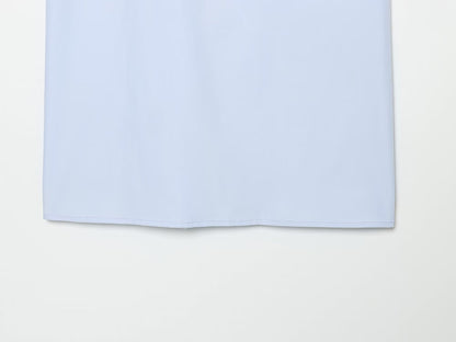 Women's long sleeved shirt style linen blend shirt